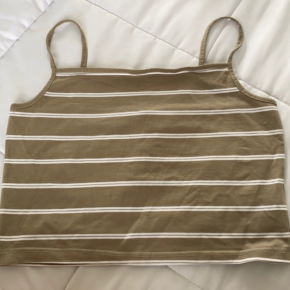 Stripped tank top.